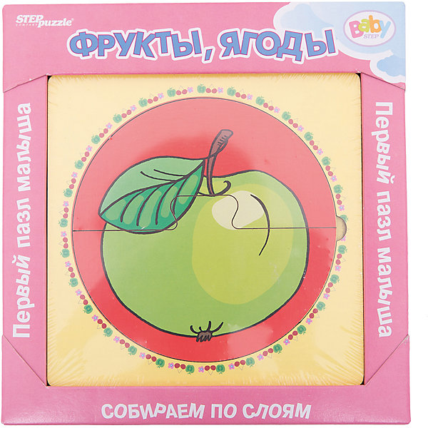 фото Многослойный пазл Step Puzzle Baby Step "Фрукты, ягоды" Степ пазл