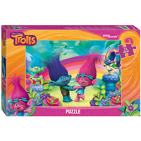 

Пазл Maxi Step Puzzle "Тролли", 24 элемента