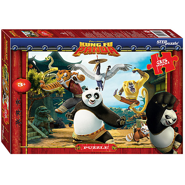 

Пазл Maxi Step Puzzle "Кунг-фу Панда", 35 элементов