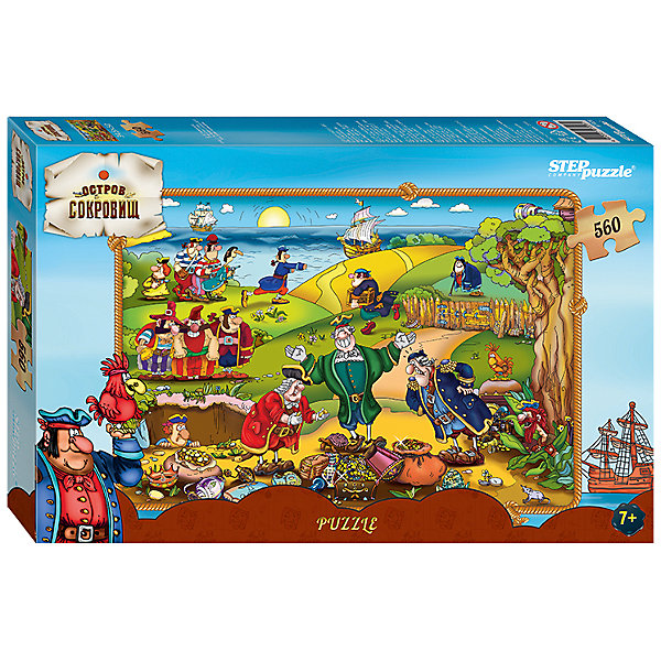

Пазл Step Puzzle "Остров сокровищ", 560 элементов