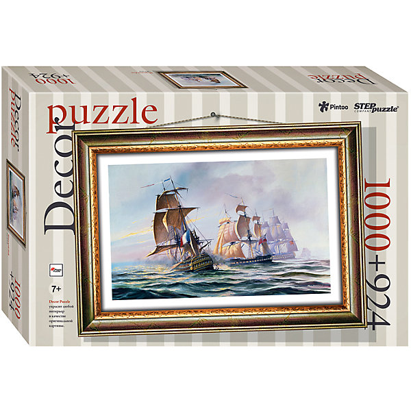 

Пазл Step Puzzle "Морской бой", 1000 элементов+рамка