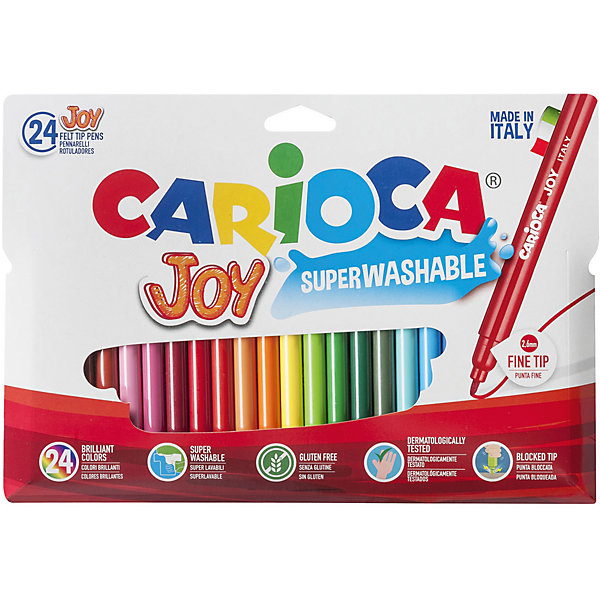 

Набор фломастеров CARIOCA JOY, 24 цв., в картонном конверте с европодвесом