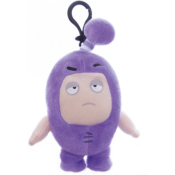

Мягкая игрушка-брелок Oddbods Джефф, 12 см, Фиолетовый
