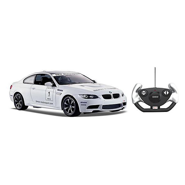 

Радиоуправляемая машинка Rastar "BMW M3" 1:14, белая