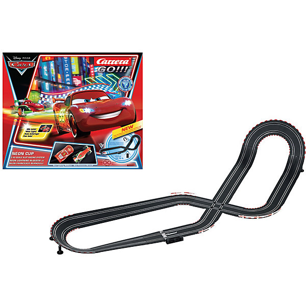 

Автотрек Carrera GO!!! "Тачки" Neon Cup, 1:43