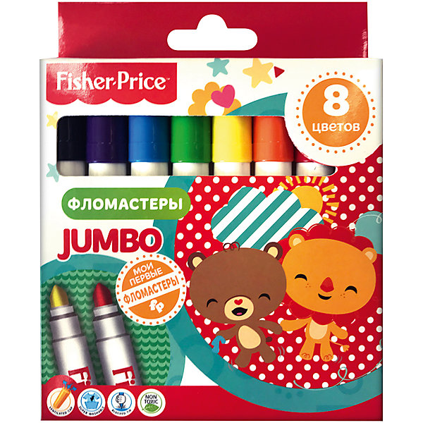

Фломастеры JumboFisher Price 8 цветов
