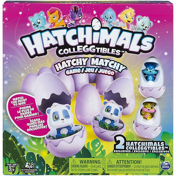 фото Настольная игра мемори Spin Master "Hatchimals" + 2 коллекционные фигурки