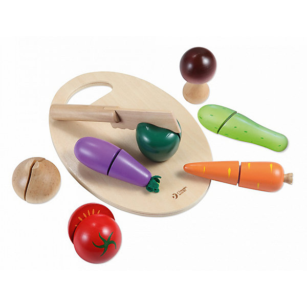 фото Игровой набор Classic World "Нарезаем овощи", 9 предметов