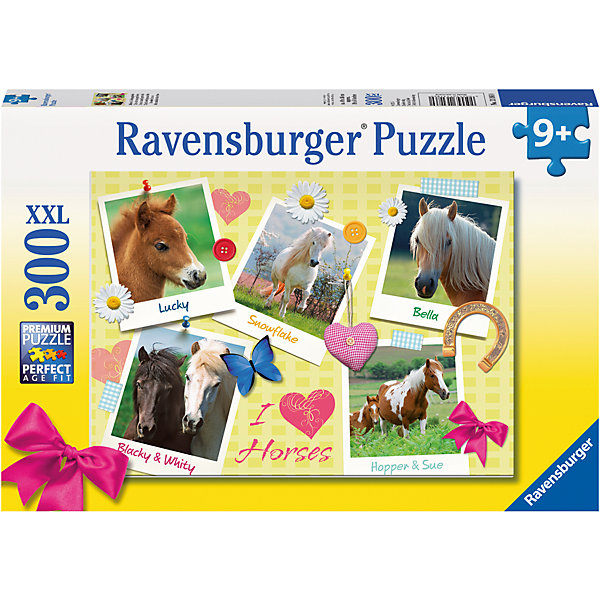 фото Пазл «Мои любимые лошади» XXL 300 шт Ravensburger