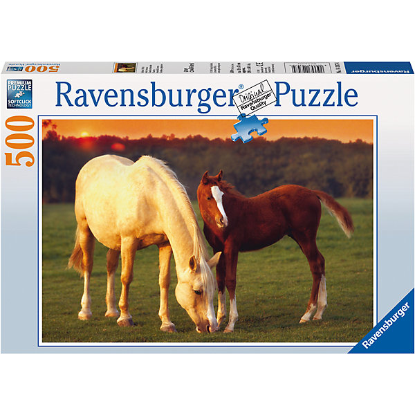 фото Пазл «Красивые лошади» 500 шт Ravensburger