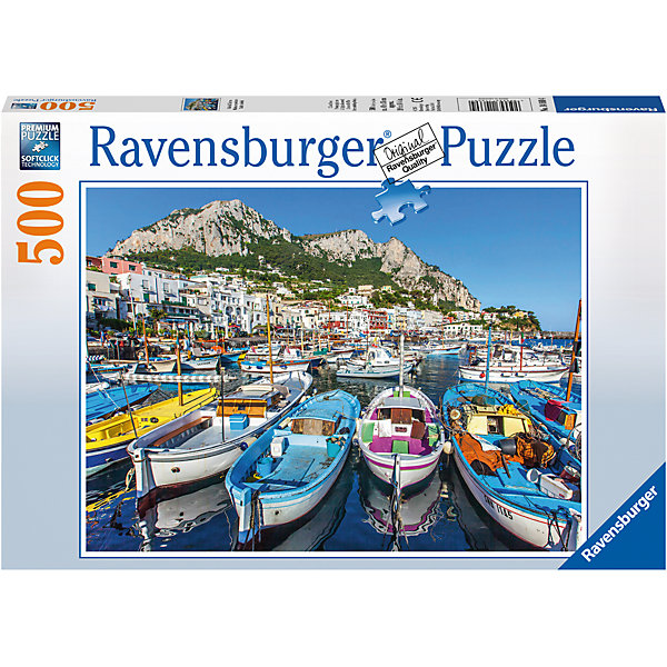 фото Пазл «красочная пристань» 500 шт ravensburger