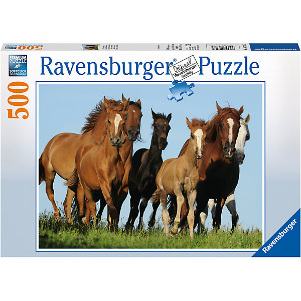 фото Пазл «Табун лошадей» 500 шт Ravensburger