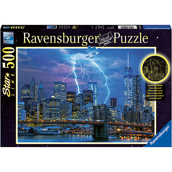 Пазл «Молния над Нью-Йорком» 500 шт Ravensburger 7377027