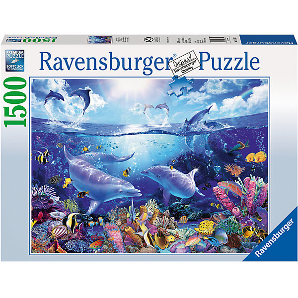 Ravensburger Пазл «Жизнь дельфинов» 1500 шт