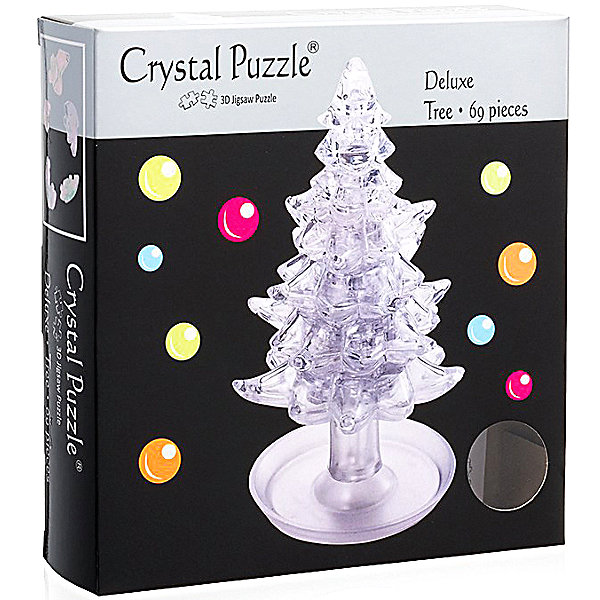 фото 3D головоломка Елочка Белая Crystal puzzle