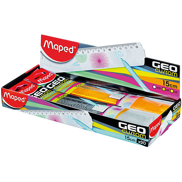 

Линейка Geocustom 15 см, раскрашиваемая, Maped