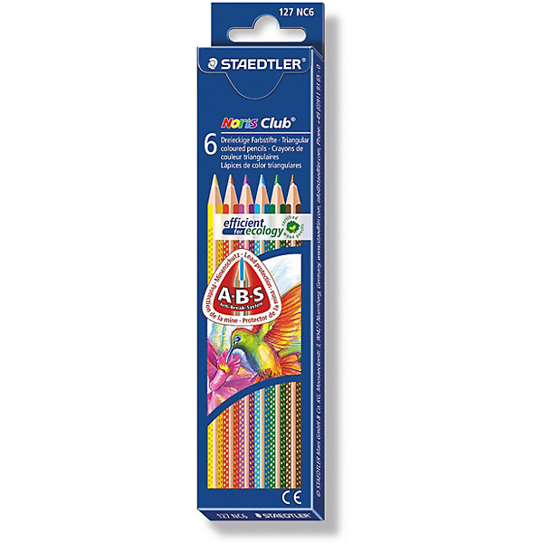 

Карандаши цветные Noris Club, 6 цветов, Staedtler