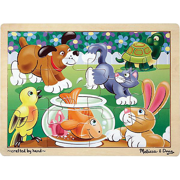 

Пазл Melissa & Doug "Шаловливые животные" 12 деталей