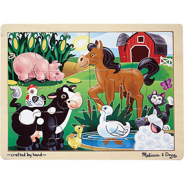 

Пазл Melissa & Doug "На ферме" 12 деталей