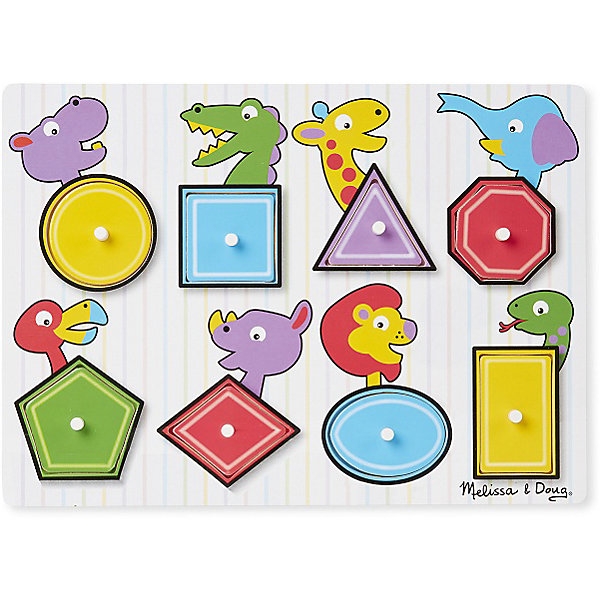 

Рамка-вкладыш Melissa & Doug "Формы", Мои первые пазлы