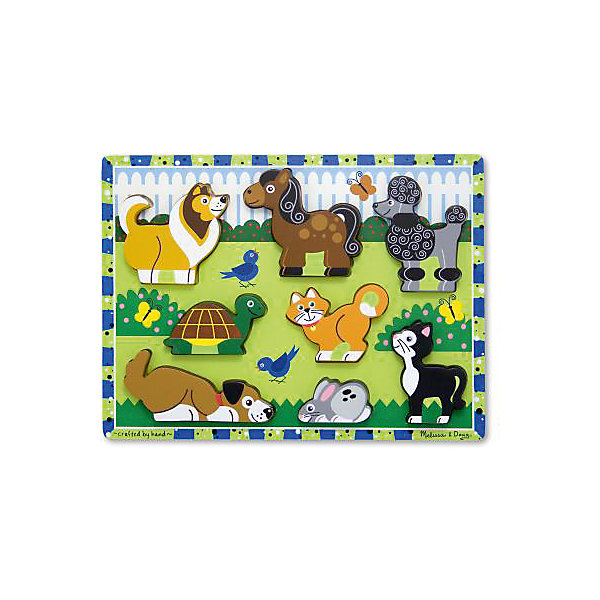 

Рамка-вкладыш Melissa & Doug "Домашние животные"