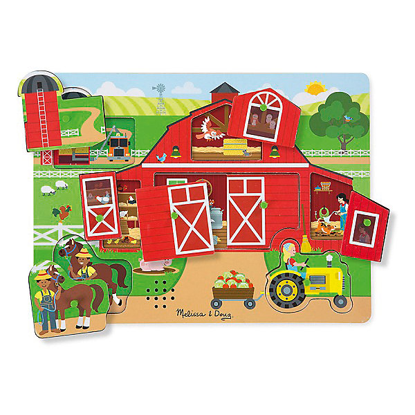 

Рамка-вкладыш Melissa & Doug "Вокруг фермы" со звуком
