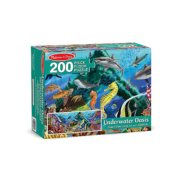 

Напольный пазл Melissa & Doug "Подводный оазис" 200 деталей
