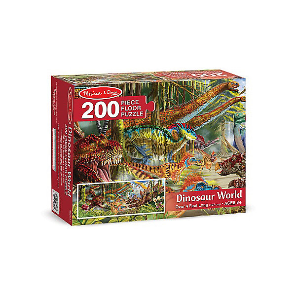 

Напольный пазл Melissa & Doug "Жизнь динозавров" 200 деталей