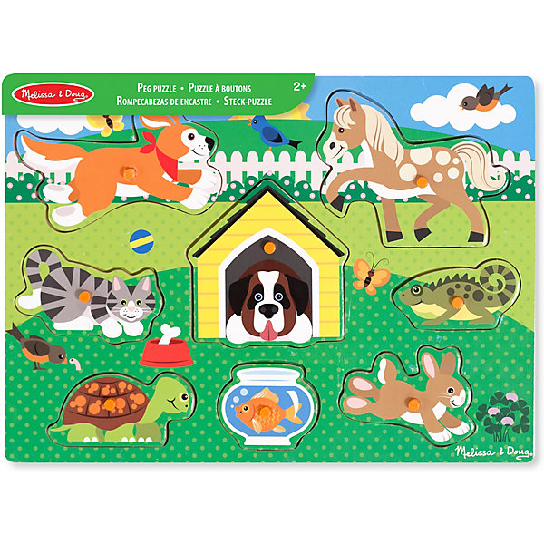 

Рамка-вкладыш Melissa & Doug "Домашние животные"