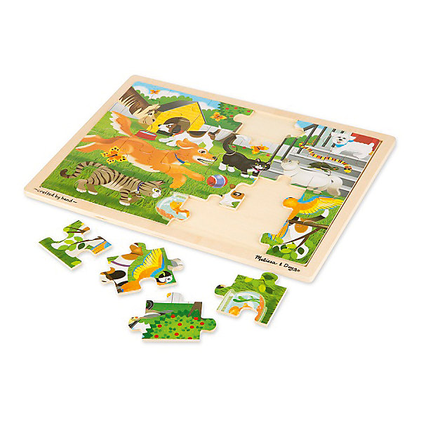 

Пазл Melissa & Doug "Животные во дворе" 24 детали