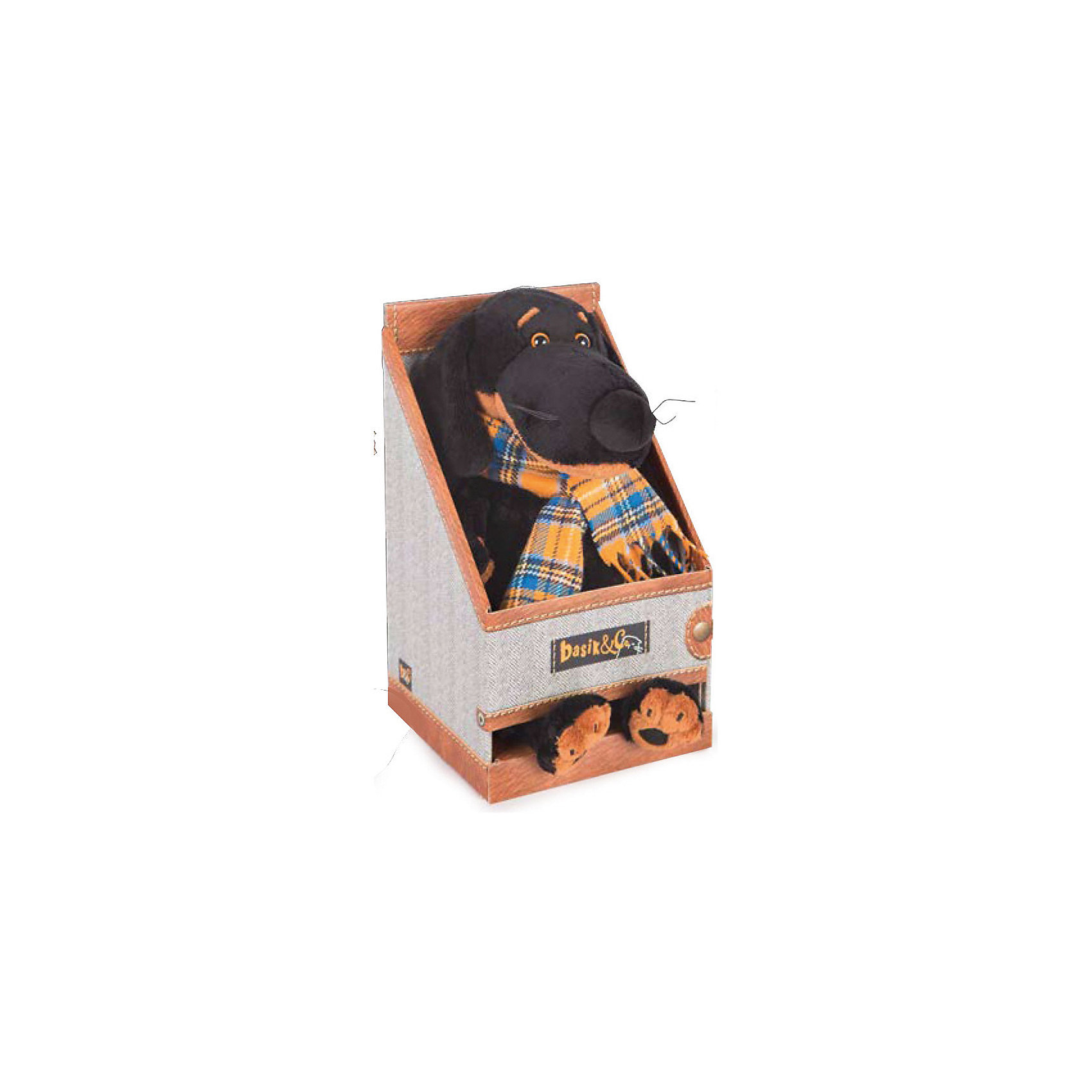 фото Мягкая игрушка Budi Basa Собака Ваксон в оранжевой ветровке, 25 см