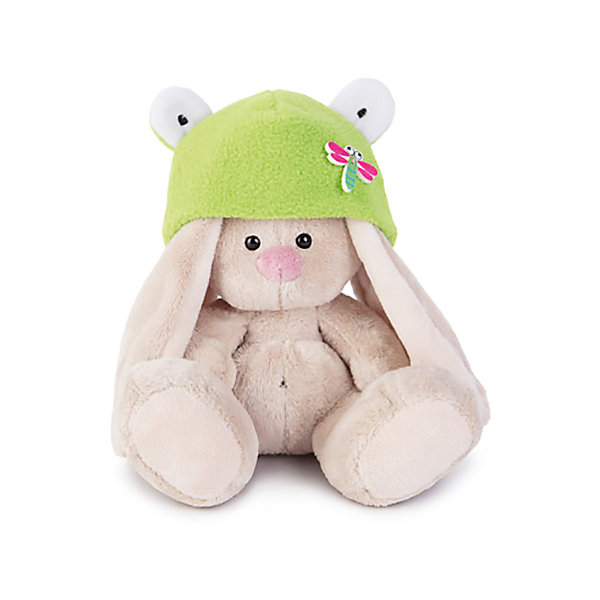 

Мягкая игрушка Budi Basa Зайка Ми в шапке-лягушка, 15 см, Бежевый