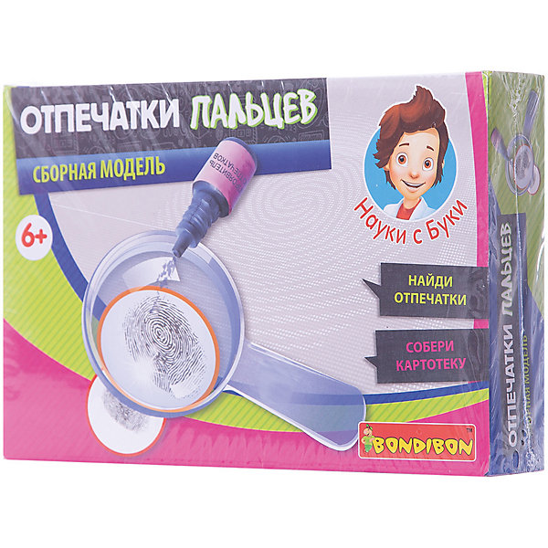 

Французские опыты Науки с Буки Отпечатки пальцев Bondibon
