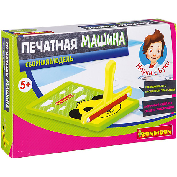 

Французские опыты Науки с Буки Печатная машина Bondibon