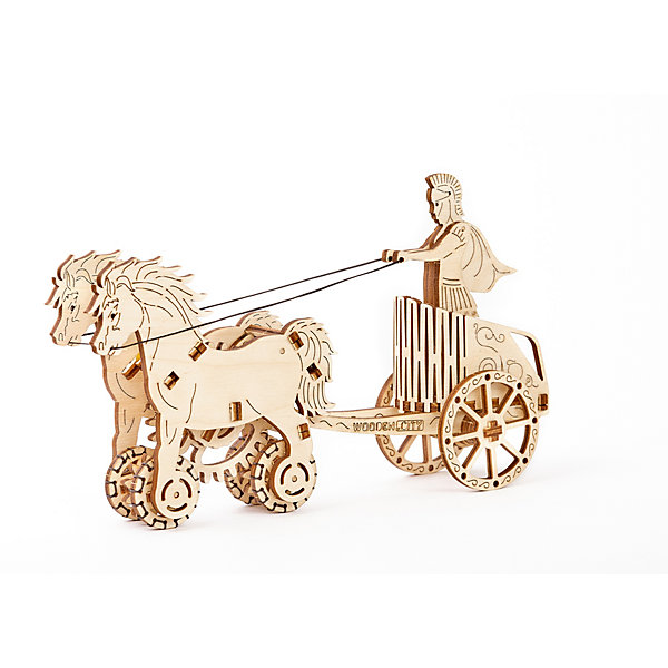фото Сборная модель Римская колесница Wooden City