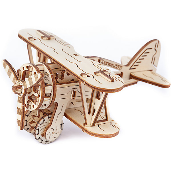 

Сборная модель Биплан Wooden City