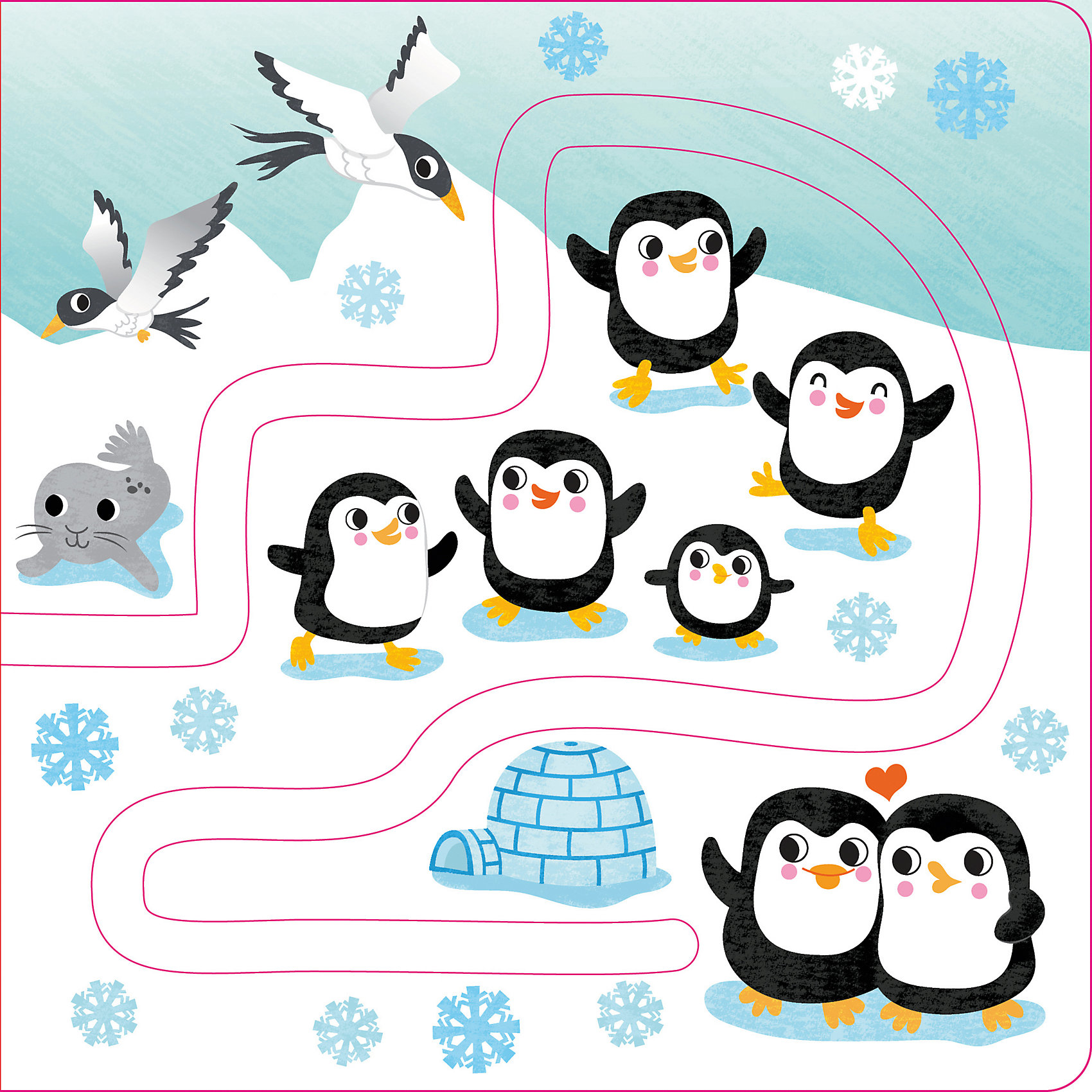 Пингвины задания для детей