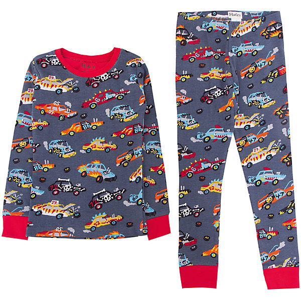 

Пижама Hatley для мальчика, Серый, Пижама Hatley для мальчика