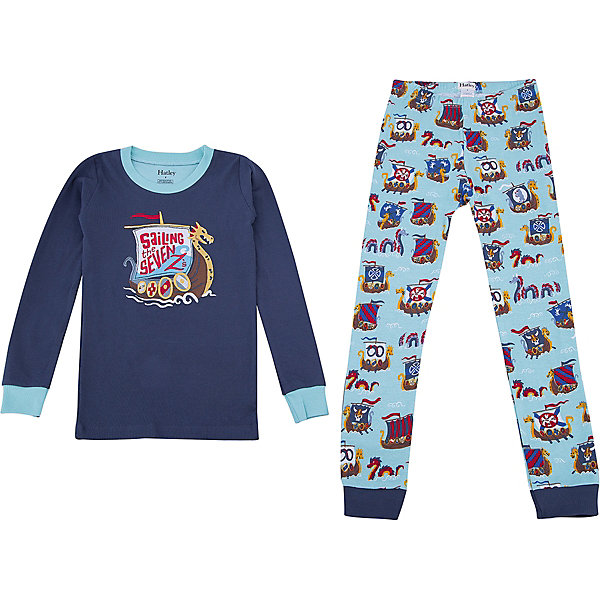 

Пижама Hatley для мальчика, Серый, Пижама Hatley для мальчика