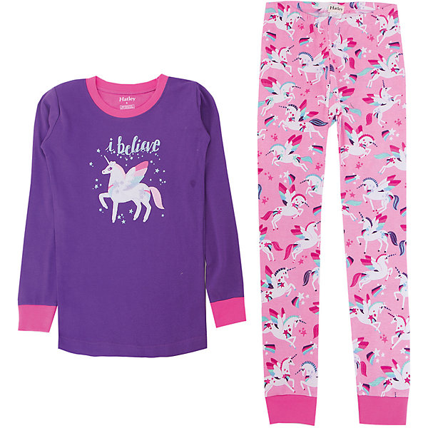 

Пижама Hatley для девочки, Фиолетовый, Пижама Hatley для девочки