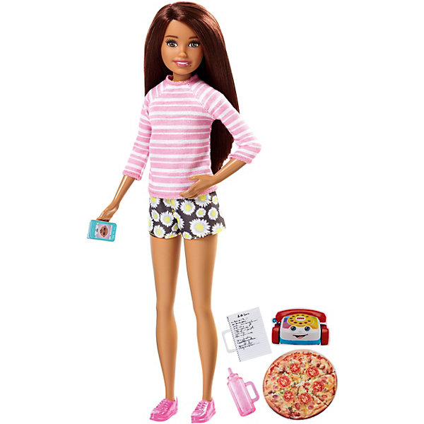 

Кукла Barbie "Няни" Кукла с аксессуарами и пиццей