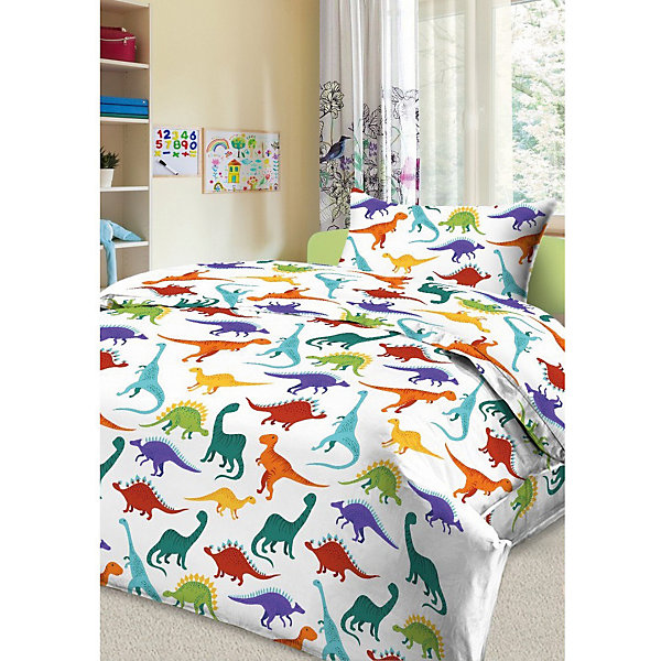 

Детское постельное белье 3 предмета Letto, BG-45, Белый