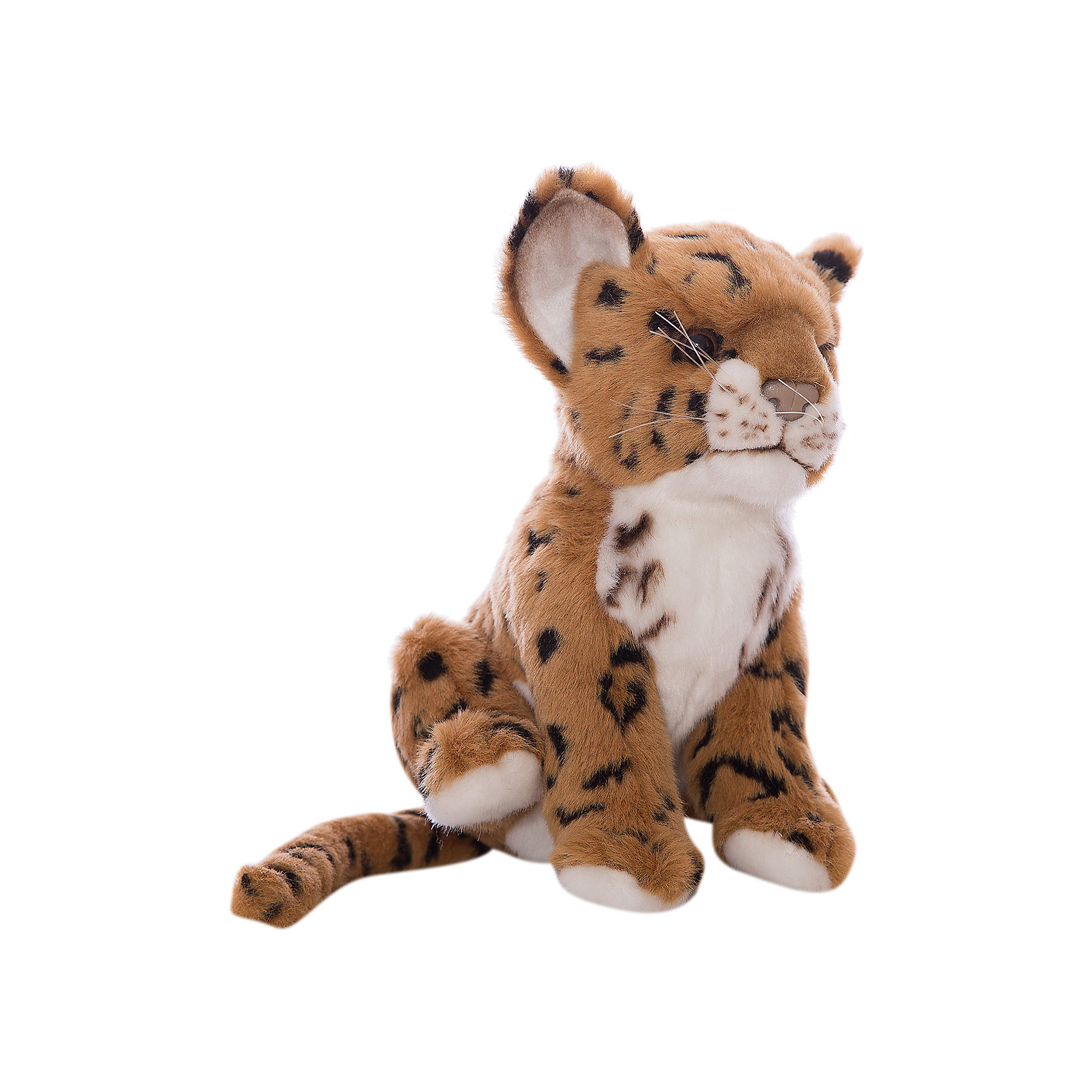 фото Мягкая игрушка Hansa Детеныш ягуара, 17 см (коричневый)