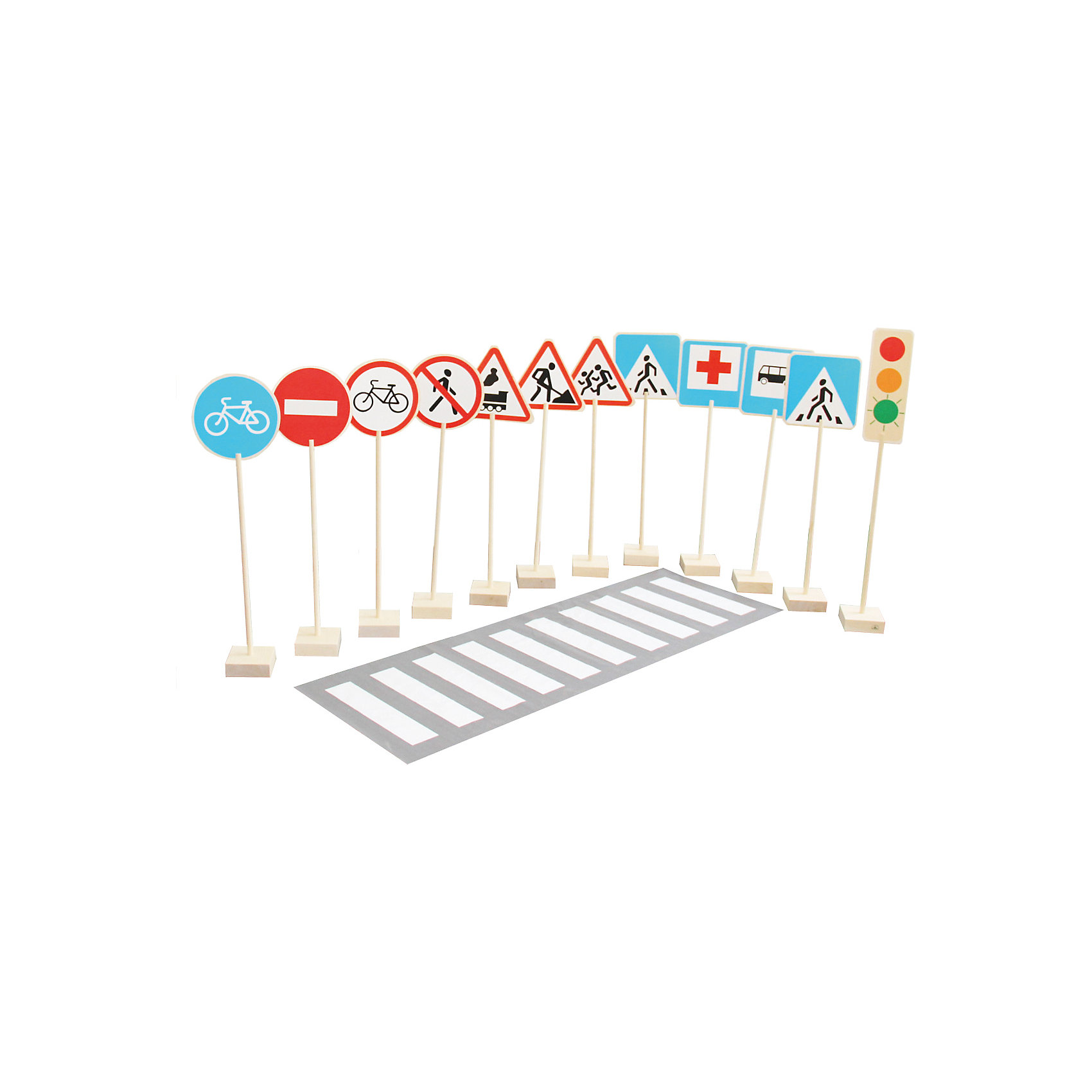 Игровой набор "Знаки дорожного движения" Краснокамская игрушка 7460709
