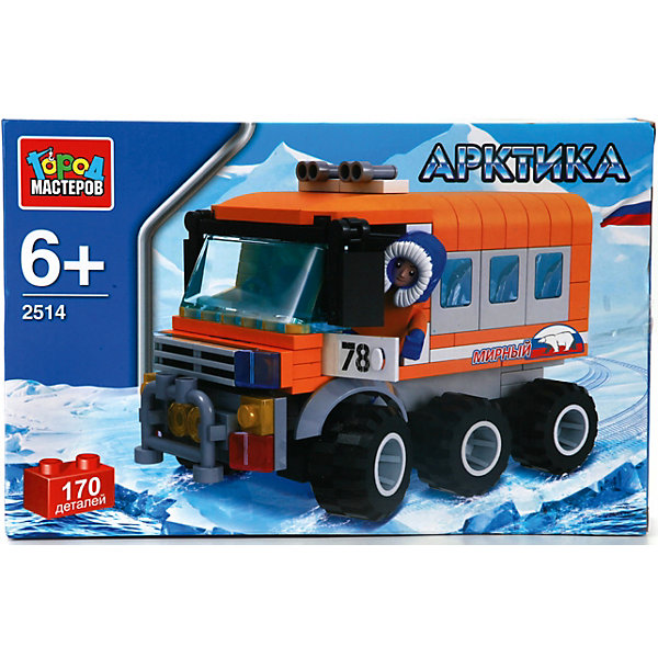 

Конструктор Город мастеров "Арктика" Полярный вездеход, 170 деталей (с фигуркой)