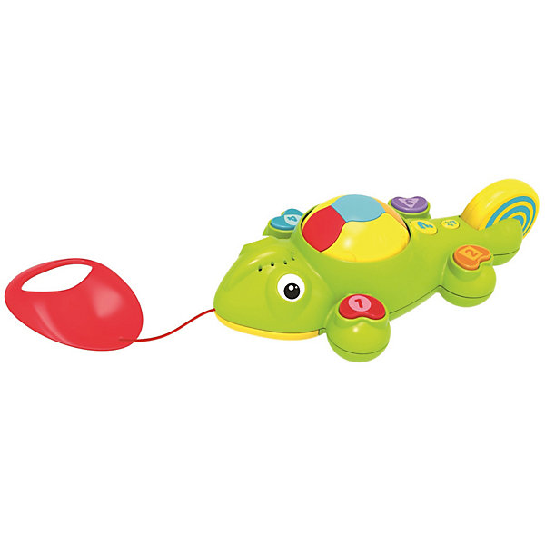 

Интерактивная игрушка 1Toy "Kidz Delight" Каталка хамелеон