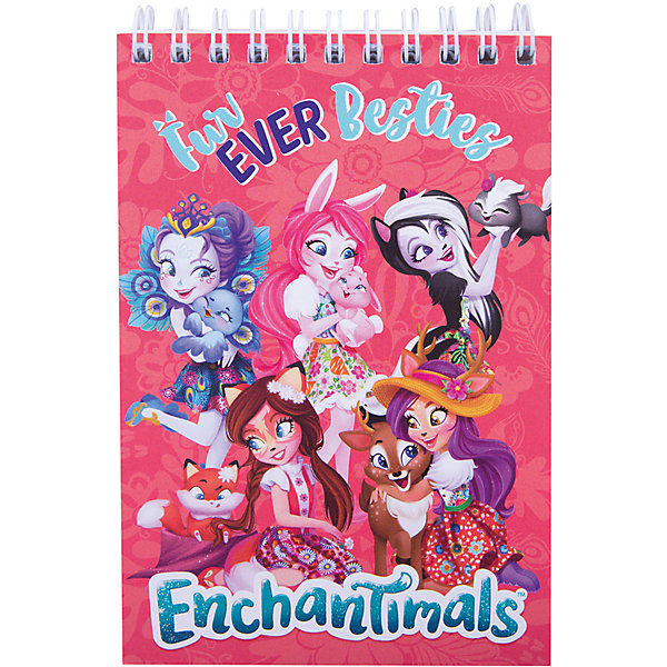 

Блокнот Centrum "Enchantimals" 60 листов, А6, Разноцветный