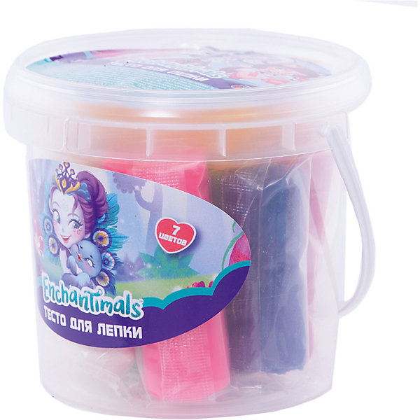 CENTRUM Тесто для лепки Centrum Enchantimals 7 цветов + 2 формочки, 30 гр