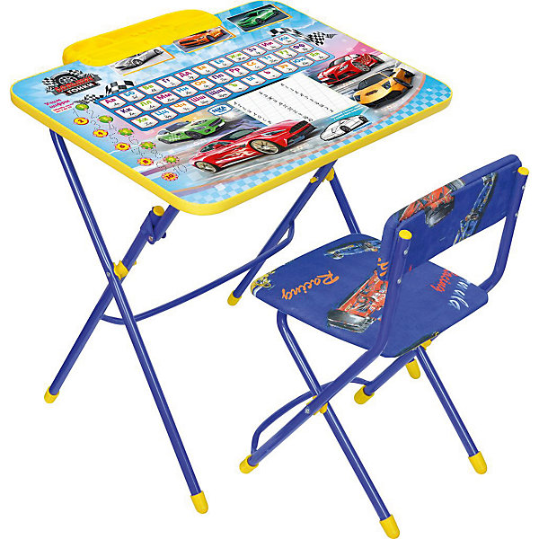 

Комплект мебели Nika Kids "Большие гонки" (мягкое сиденье), Синий
