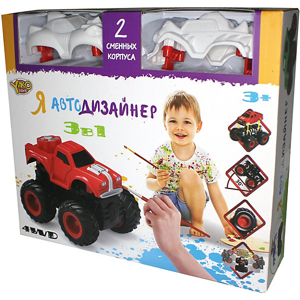 

Я Автодизайнер, Игровой набор 3 в 1, Yako